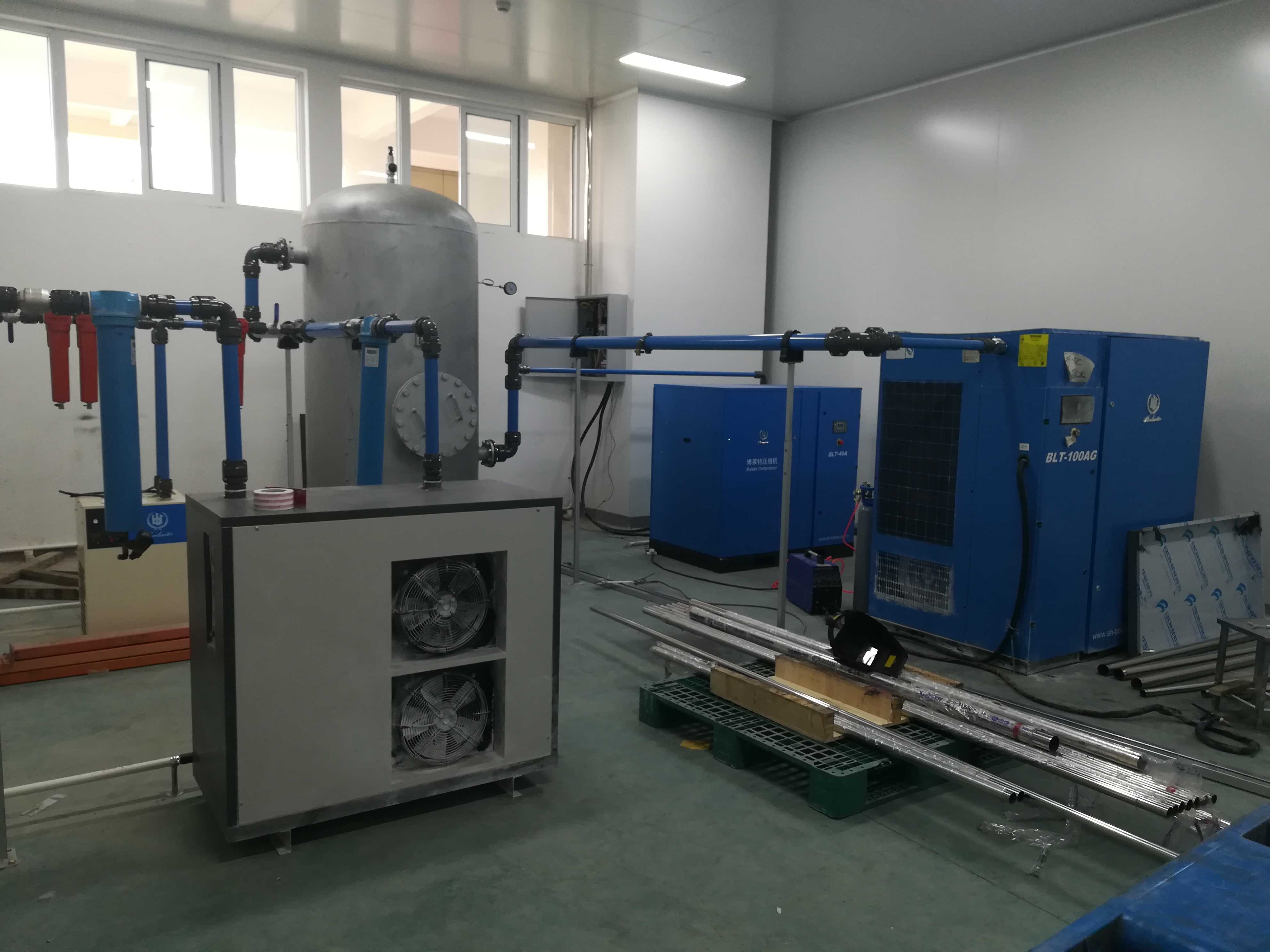 博萊特螺桿空壓機(jī)激光切割行業(yè)案例