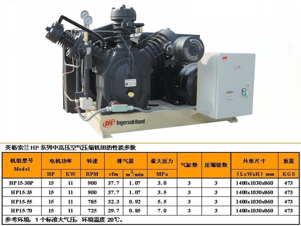 英格索蘭活塞式高壓空壓機(jī)